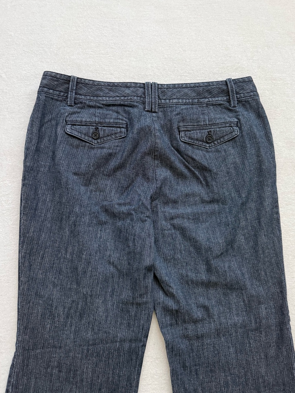 Talbots Signature Flare Trouser Jeans Women’s 12 Dark Wash Stretch Classic - Picture 4 of 9